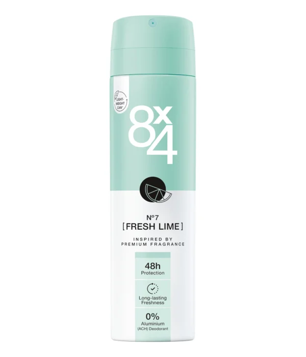 8×4 Deodorant Spray N°7 Fresh Lime 1