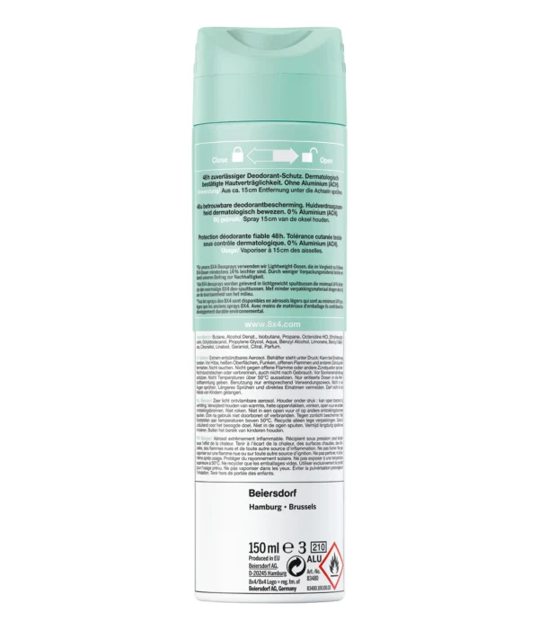 8×4 Deodorant Spray N°7 Fresh Lime 3