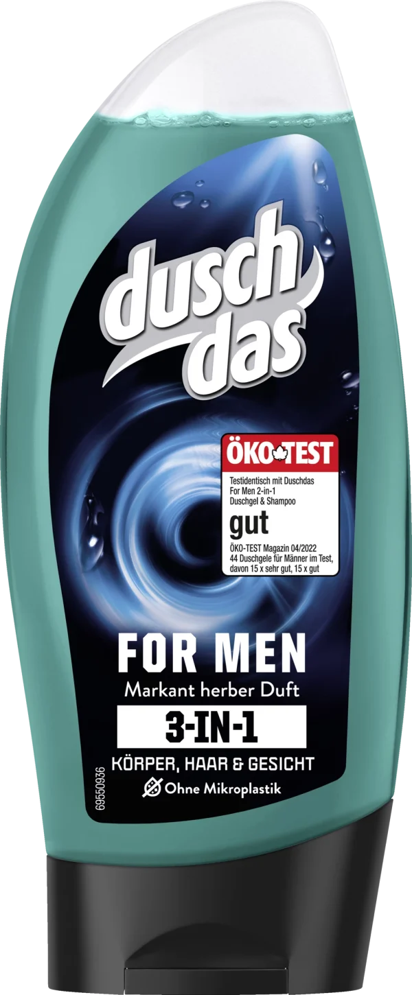 Duschdas 3-in-1 Duschgel & Shampoo For Men 1